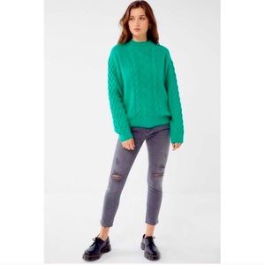 FINAL DAYS- 2/13 DONATION: Urban Outfitters Cable knit mock neck sweater